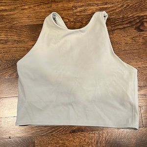 Women’s Athleta Size S Cropped Top. Light Sage.  Great Condition.